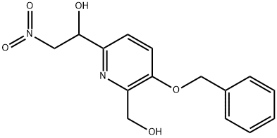 2,6-Pyridinedimethanol, α6-(nitromethyl)-3-(phenylmethoxy)- Structure