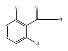 Benzeneacetonitrile, 2,6-dichloro-α-oxo- Structure