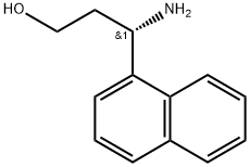 1-Naphthalenepropanol, γ-amino-, (γS)- Structure