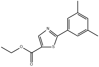 Ethyl 2-(3,5-dimethylphenyl)thiazole-5-carboxylate 구조식 이미지