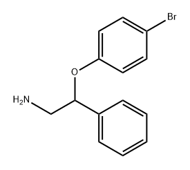 2-(4-bromophenoxy)-2-phenylethan-1-amine Structure