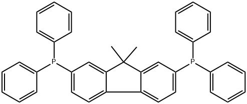 Phosphine, (9,9-dimethyl-9H-fluorene-2,7-diyl)bis[diphenyl- (9CI) Structure