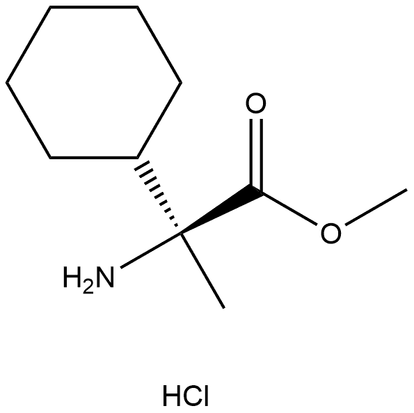 methyl 2-amino-2-cyclohexylpropanoate Structure