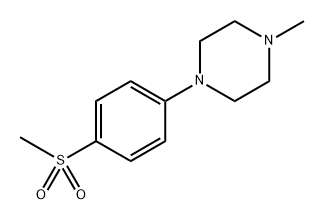 1-(4-methanesulfonylphenyl)-4-methylpiperazine Structure