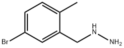 (5-bromo-2-methylphenyl)methyl]hydrazine 구조식 이미지