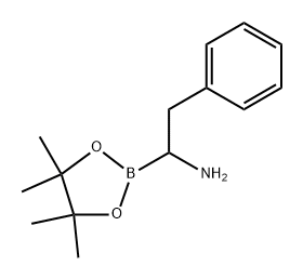 1,3,2-Dioxaborolane-2-methanamine, 4,4,5,5-tetramethyl-α-(phenylmethyl)- Structure