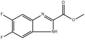 methyl 5,6-difluoro-1H-benzo[d]imidazole-2-carboxylate Structure