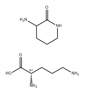 3-aminopiperidin-2-one (S)-2,5-diaminopentanoate Structure