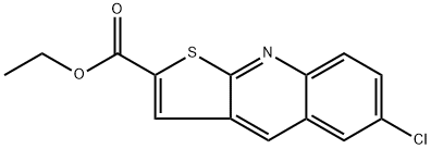 ethyl 6-chlorothieno[2,3-b]quinoline-2-carboxylate Structure