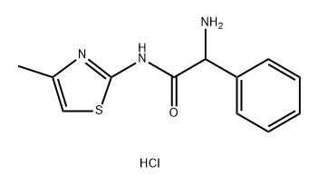 2-Amino-N-(4-methylthiazol-2-yl)-2-phenylacetamide Structure