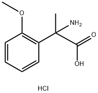 2-Amino-2-(2-methoxyphenyl)propanoic acid hydrochloride Structure