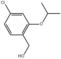 (4-Chloro-2-isopropoxyphenyl)methanol Structure