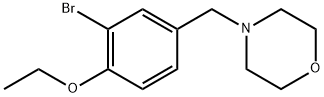 4-(3-bromo-4-ethoxybenzyl)morpholine Structure