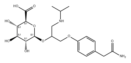Atenolol β-D-Glucuronide Structure