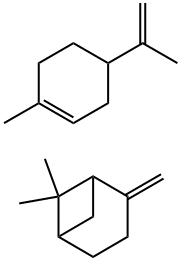 Bicyclo3.1.1heptane, 6,6-dimethyl-2-methylene-, polymer with 1-methyl-4-(1-methylethenyl)cyclohexene Structure