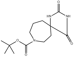 8-B0C-1, 3, 8-TRIAZA- SPIR04. 6UNDECANE-2, 4-DIONE. Structure