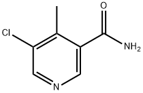 5-Chloro-4-methyl-3-pyridinecarboxamide Structure