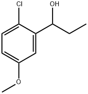 1-(2-chloro-5-methoxyphenyl)propan-1-ol 구조식 이미지