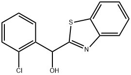 2-Benzothiazolemethanol, α-(2-chlorophenyl)- Structure