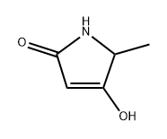 4-Hydroxy-5-methyl-1H-pyrrol-2(5H)-one Structure