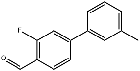 3-fluoro-3'-methyl-[1,1'-biphenyl]-4-carbaldehyde Structure