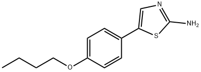 5-(4-Butoxyphenyl)thiazol-2-amine Structure