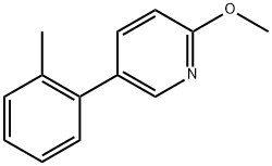 2-methoxy-5-(o-tolyl)pyridine Structure