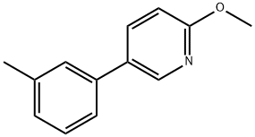 2-methoxy-5-(m-tolyl)pyridine Structure