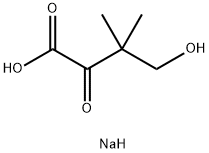 Sodium 4-hydroxy-3,3-dimethyl-2-oxobutanoate Structure