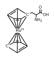 beta-ruthenocenylalanine Structure
