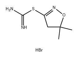 5,5-dimethyl-4,5-dihydroisoxazol-3-yl carbamimidothioate hydrobromide 구조식 이미지