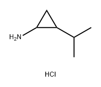 2-(Propan-2-yl)cyclopropan-1-amine hydrochloride Structure