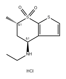 Dorzolamide Desaminosulfonyl HCl 구조식 이미지