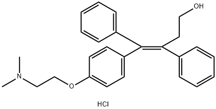 Benzenepropanol, γ-[[4-[2-(dimethylamino)ethoxy]phenyl]phenylmethylene]-, hydrochloride (1:1), (γZ)- Structure