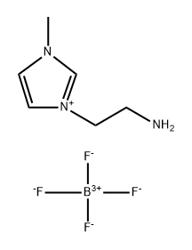 1H-Imidazolium, 3-(2-aminoethyl)-1-methyl-, tetrafluoroborate(1-) (1:1) Structure