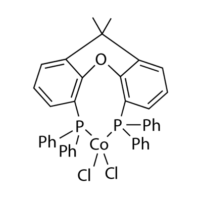 Dichloro[9,9-dimethyl-4,5-bis(diphenylphosphino)xanthene]Cobalt(II), min. 98% Structure