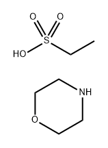 ETHANESULFONIC ACID, MORPHOLINE ADDUCT 구조식 이미지