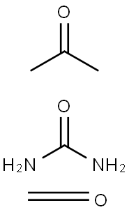 Urea,polymerwithformaldehydeand2-propanone 구조식 이미지