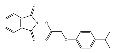 1,3-dioxo-2,3-dihydro-1H-isoindol-2-yl 
2-[4-(propan-2-yl)phenoxy]acetate Structure