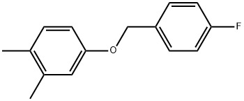 4-[(4-Fluorophenyl)methoxy]-1,2-dimethylbenzene Structure