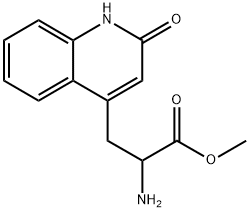 4-Quinolinepropanoic acid, α-amino-1,2-dihydro-2-oxo-, methyl ester Structure