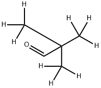 Pivalaldehyde-d9 구조식 이미지