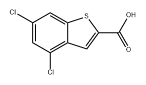 4,6-dichlorobenzo[b]thiophene-2-carboxylic acid Structure