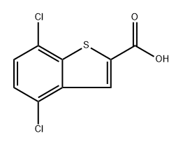 4,7-dichlorobenzo[b]thiophene-2-carboxylic acid Structure