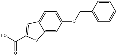 6-(Phenylmethoxy)benzo[b]thiophene-2-carboxylic acid Structure