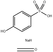 Benzenesulfonic acid, 4-hydroxy-, monosodium salt, reaction products with formaldehyde Structure