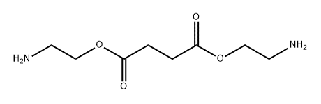 Butanedioic Acid, Bis(2-aminoethyl) Ester Structure