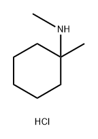 N,1-dimethylcyclohexan-1-amine hydrochloride Structure