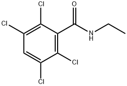 2,3,5,6-Tetrachloro-N-ethylbenzamide Structure