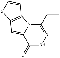 5-ethylthieno[2',3':4,5]pyrrolo[1,2-d][1,2,4]triazin-8(7H)-one Structure